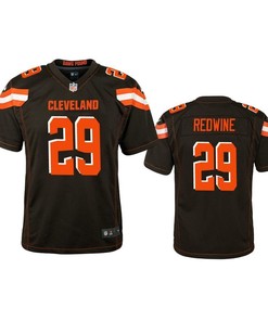 Cleveland Browns Sheldrick Redwine 2019 Nfl Draft Brown Game Youth Jersey