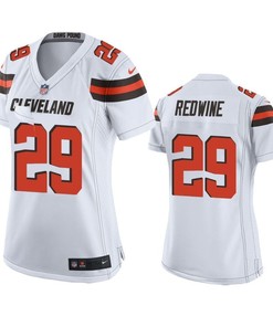 Cleveland Browns Sheldrick Redwine 2019 Nfl Draft White Game Womens Jersey