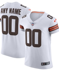 Cleveland Browns Vapor Elite Custom Jersey - White Custom Jerseys Nfl