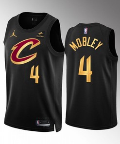Cleveland Cavaliers Evan Mobley 4 Statement Edition Black Jersey 2022-23 Swingman