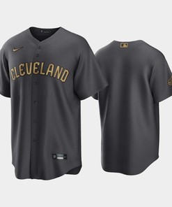 Cleveland Guardians 2022-23 All-Star Game AL Charcoal Jersey