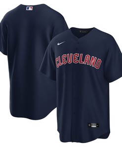 Cleveland Guardians Alternate Replica Jersey Navy Mlb