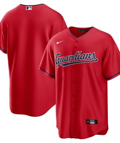 Cleveland Guardians Alternate Replica Team Jersey - Red Mlb