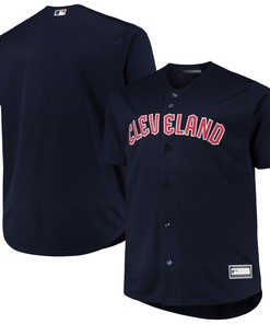 Cleveland Guardians Big & Tall Alternate Replica Team Jersey - Navy Mlb