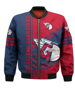 Cleveland Guardians Bomber Jacket Quarter Style - MLB