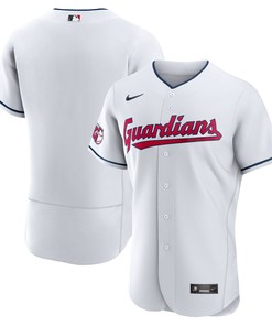 Cleveland Guardians Home Authentic Team Jersey - White Mlb