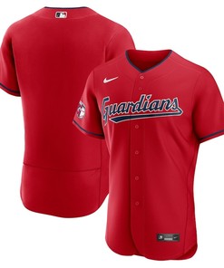 Cleveland Guardians Mlb Baseball Team Red Alternate Team Red Jersey For Guardians Fans