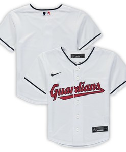 Cleveland Guardians Preschool Home Replica Team Jersey - White Mlb
