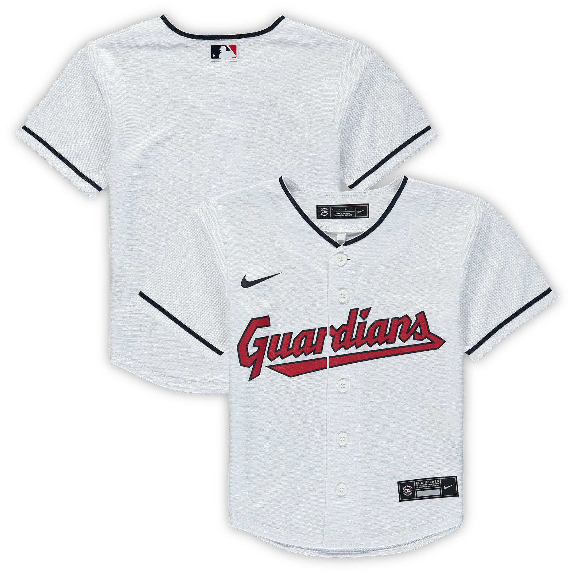 Cleveland Guardians Preschool Home Replica Team Jersey White Mlb