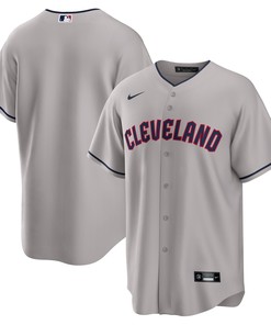 Cleveland Guardians Road Replica Jersey Gray Mlb