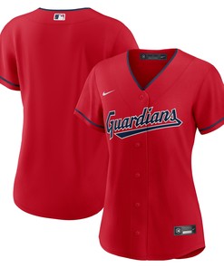 Cleveland Guardians Womens Alternate Replica Team Jersey Red Mlb