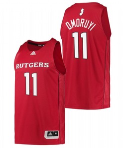 Clifford Omoruyi 11 Rutgers Scarlet Knights 2022 College Basketball Men Jersey - Scarlet