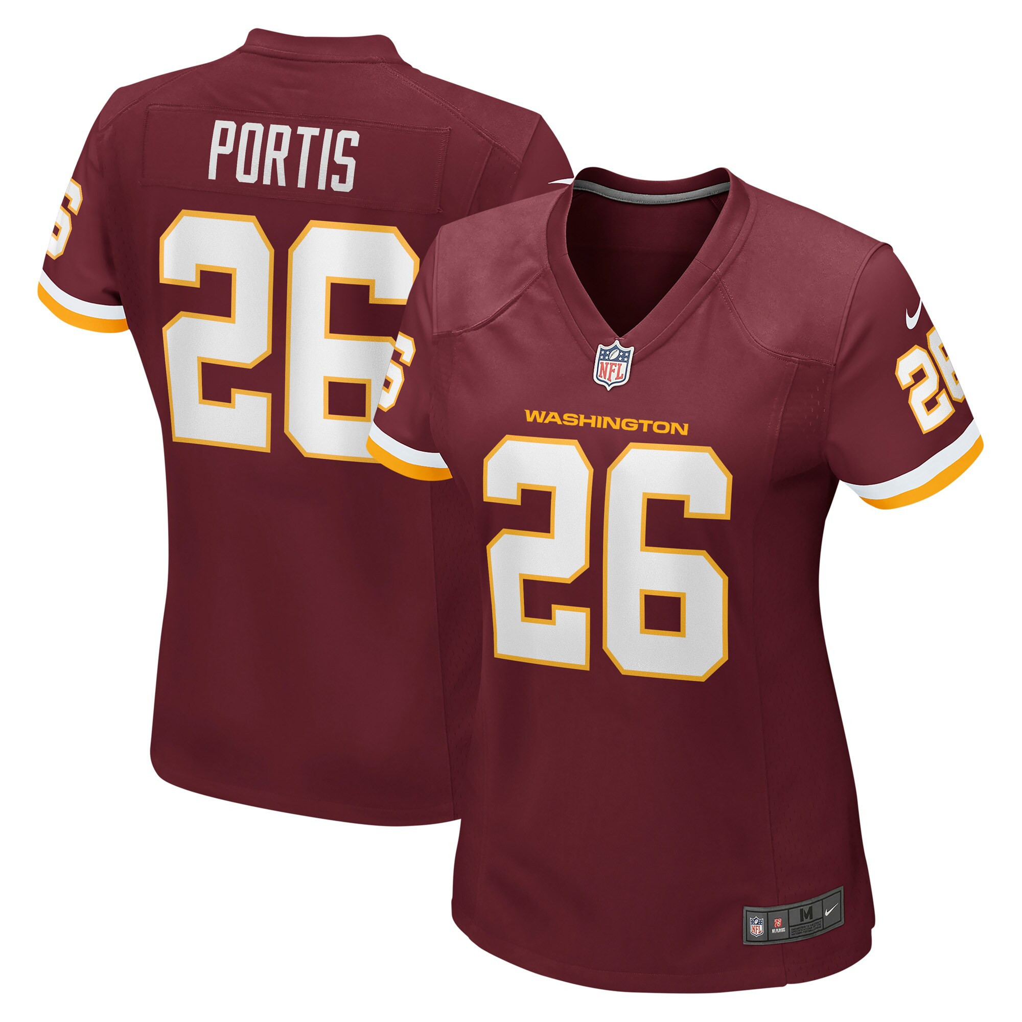 Clinton Portis Washington Football Team Womens Retired Player Jersey - Burgundy Nfl