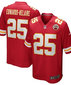 Clyde Edwards Helaire Kansas City Chiefs Game Jersey Red Nfl