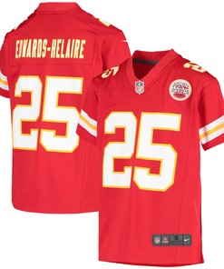 Clyde Edwards Helaire Kansas City Chiefs Team Game Jersey Red Nfl