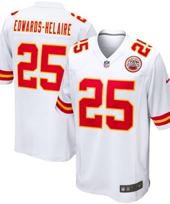 Clyde Edwards-Helaire 25 Kansas City Chiefs Game Jersey - White