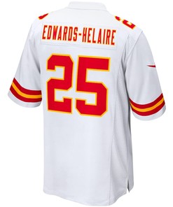 Clyde Edwards-Helaire 25 Kansas City Chiefs Game Jersey - White