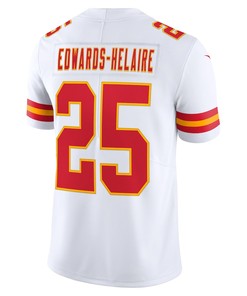 Clyde Edwards-Helaire 25 Kansas City Chiefs Vapor Limited Jersey - White