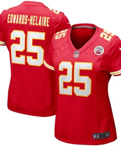 Clyde Edwards-helaire Kansas City Chiefs Womens Player Game Team Jersey - Red Nfl