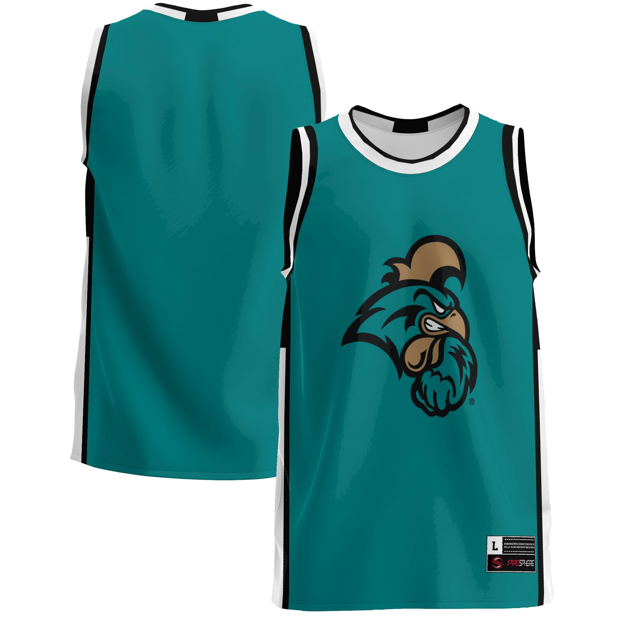 Coastal Carolina Chanticleers Basketball Jersey - Teal Ncaa
