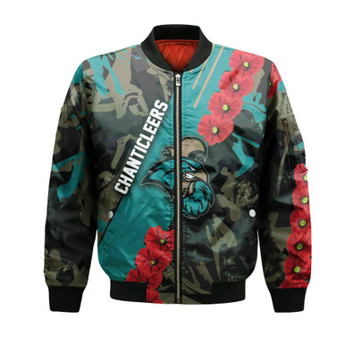 Coastal Carolina Chanticleers Bomber Sport Style Keep Go on- NCAA