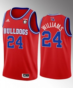 Cobe Williams 24 Louisiana Tech Bulldogs Red Jersey College Basketball Alternate