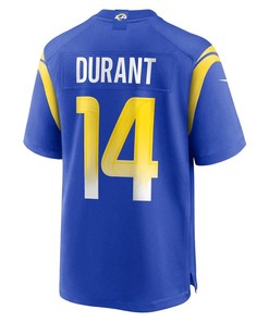 Cobie Durant Los Angeles Rams Game Player Jersey - Royal