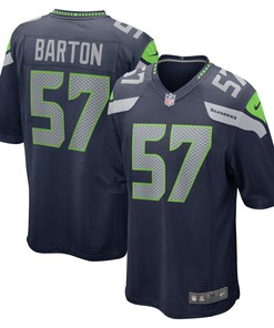 Cody Barton Seattle Seahawks Game Jersey - College Navy Nfl