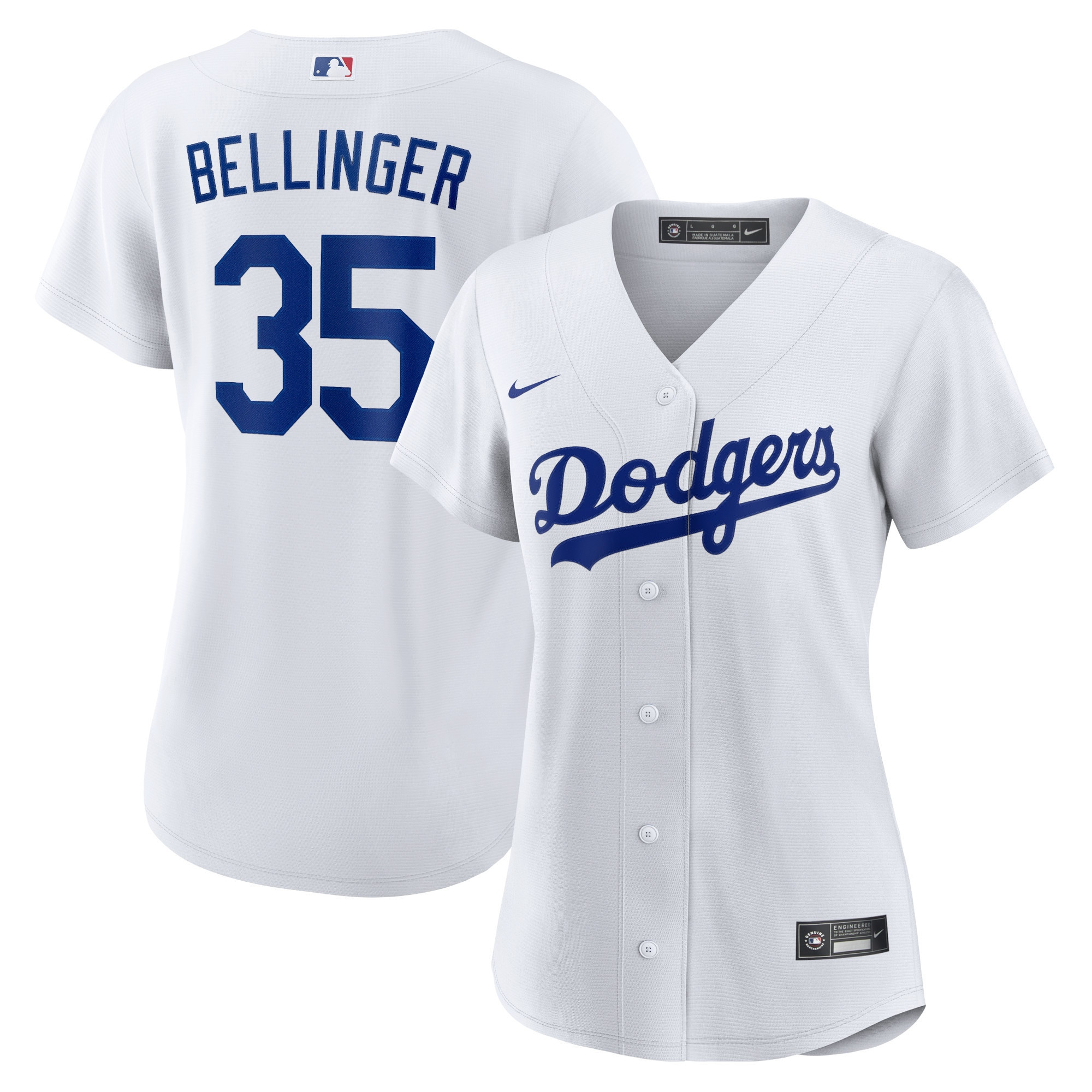Cody Bellinger Los Angeles Dodgers Womens Home Replica Player Jersey - White Mlb