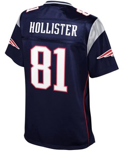 Cody Hollister New England Patriots Nfl Pro Line Womens Team Color Player Jersey - Navy