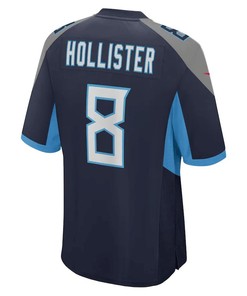 Cody Hollister Tennessee Titans Game Player Jersey - Navy