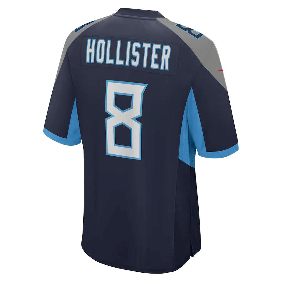 Cody Hollister Tennessee Titans Game Player Jersey - Navy