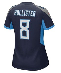 Cody Hollister Tennessee Titans Women's Game Player Jersey - Navy