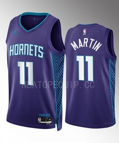 Cody Martin 11 2022-23 Charlotte Hornets Purple Statement Edition Men Jersey Swingman