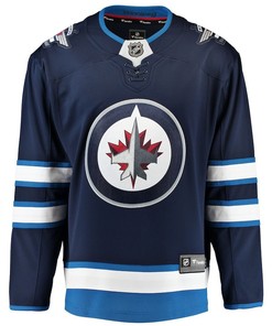 Colby Barlow #39 Winnipeg Jets 2023 NHL Draft Home Breakaway Men Jersey - Navy