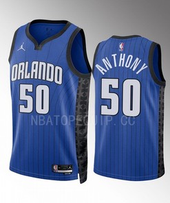 Cole Anthony 50 2022-23 Orlando Magic Blue Statement Edition Jersey Swingman