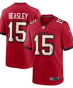 Cole Beasley 15 Tampa Bay Buccaneers Game Player Jersey - Red