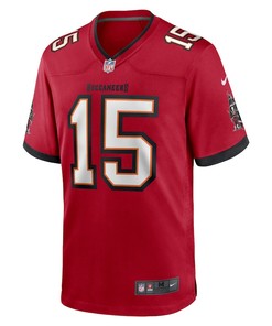 Cole Beasley 15 Tampa Bay Buccaneers Game Player Jersey - Red