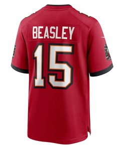 Cole Beasley 15 Tampa Bay Buccaneers Game Player Jersey - Red