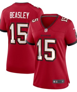 Cole Beasley 15 Tampa Bay Buccaneers Women's Game Player Jersey - Red