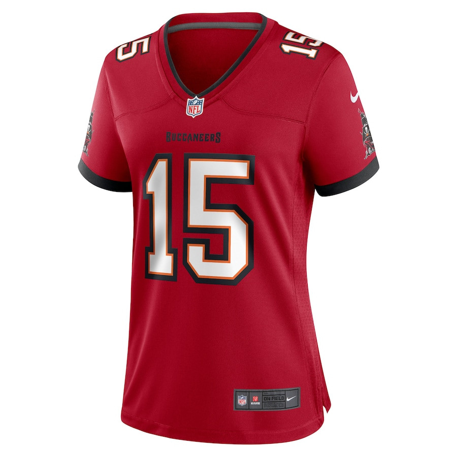 Cole Beasley 15 Tampa Bay Buccaneers Women's Game Player Jersey - Red