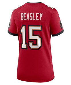 Cole Beasley 15 Tampa Bay Buccaneers Women's Game Player Jersey - Red