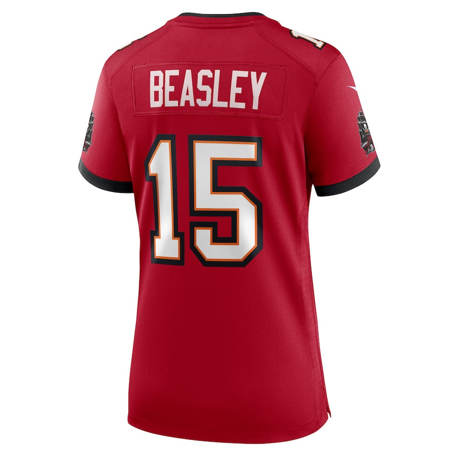 Cole Beasley 15 Tampa Bay Buccaneers Women's Game Player Jersey - Red