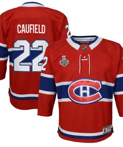 Cole Caufield Montreal Canadiens Home 2021 Stanley Cup Final Bound Breakaway Jersey - Red Nhl