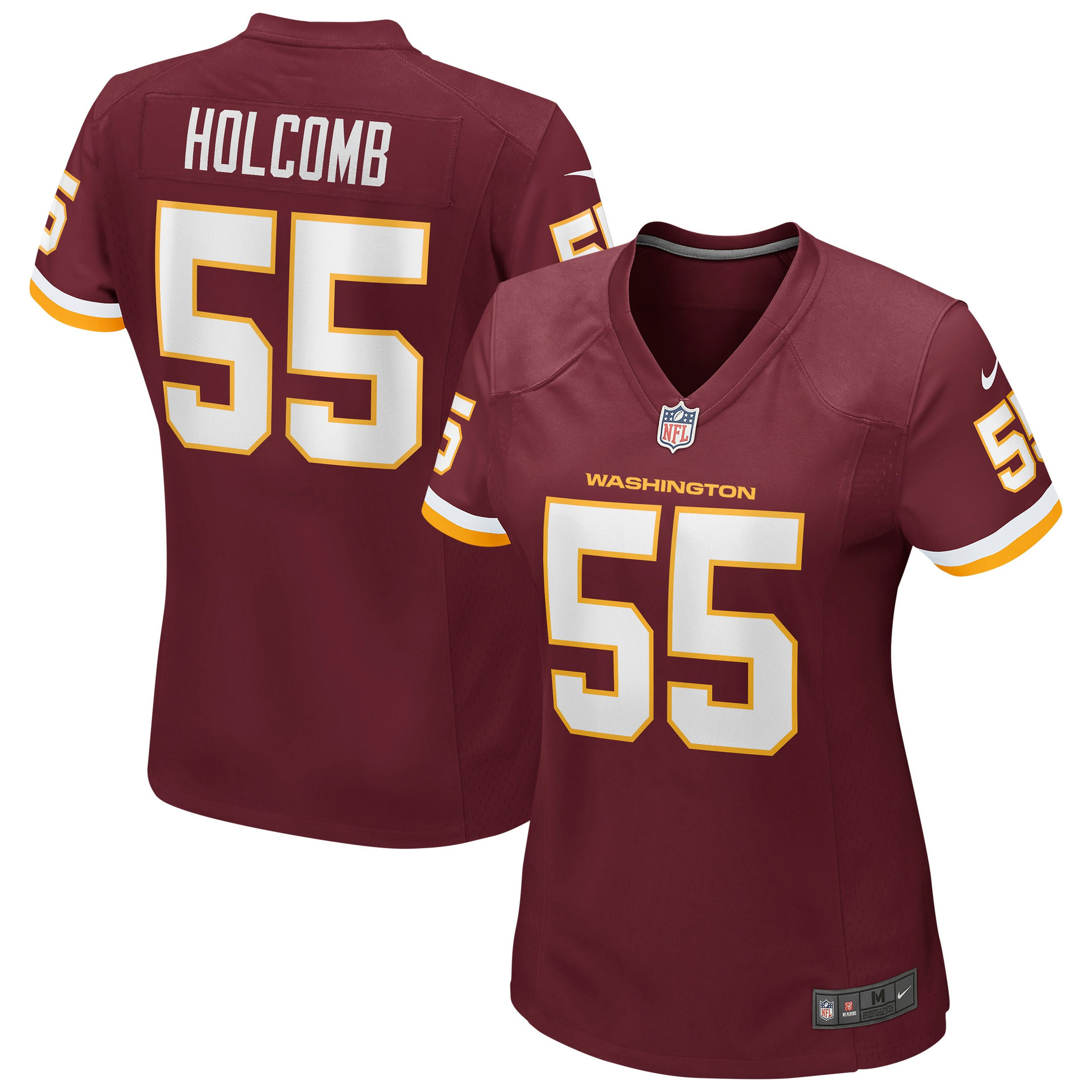 Cole Holcomb Washington Football Team Womens Game Player Jersey -burgundy Nfl