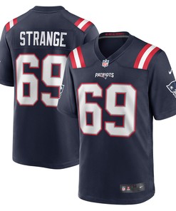 Cole Strange New England Patriots 2022 Nfl Draft First Round Pick Game Jersey - Navy
