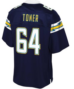 Cole Toner Los Angeles Chargers Nfl Pro Line Player Jersey - Navy