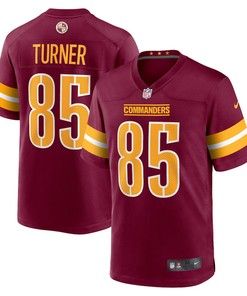 Cole Turner 85 Washington Commanders Player Game Jersey - Burgundy