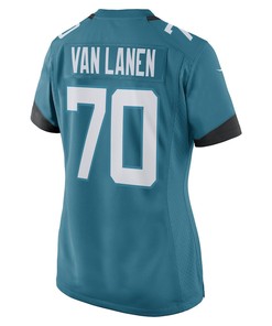 Cole Van Lanen Jacksonville Jaguars Women's Game Player Jersey - Teal