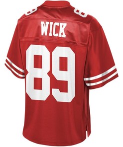 Cole Wick San Francisco 49ers Nfl Pro Line Team Player Jersey - Scarlet